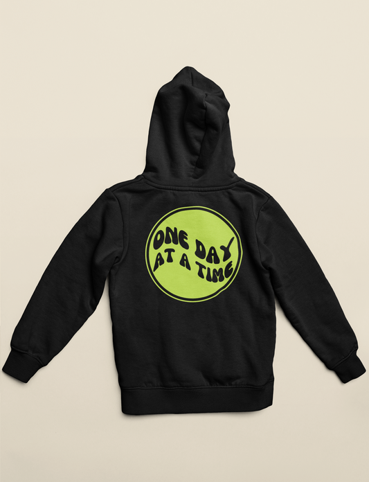 One day at a time hoodie (green edition)