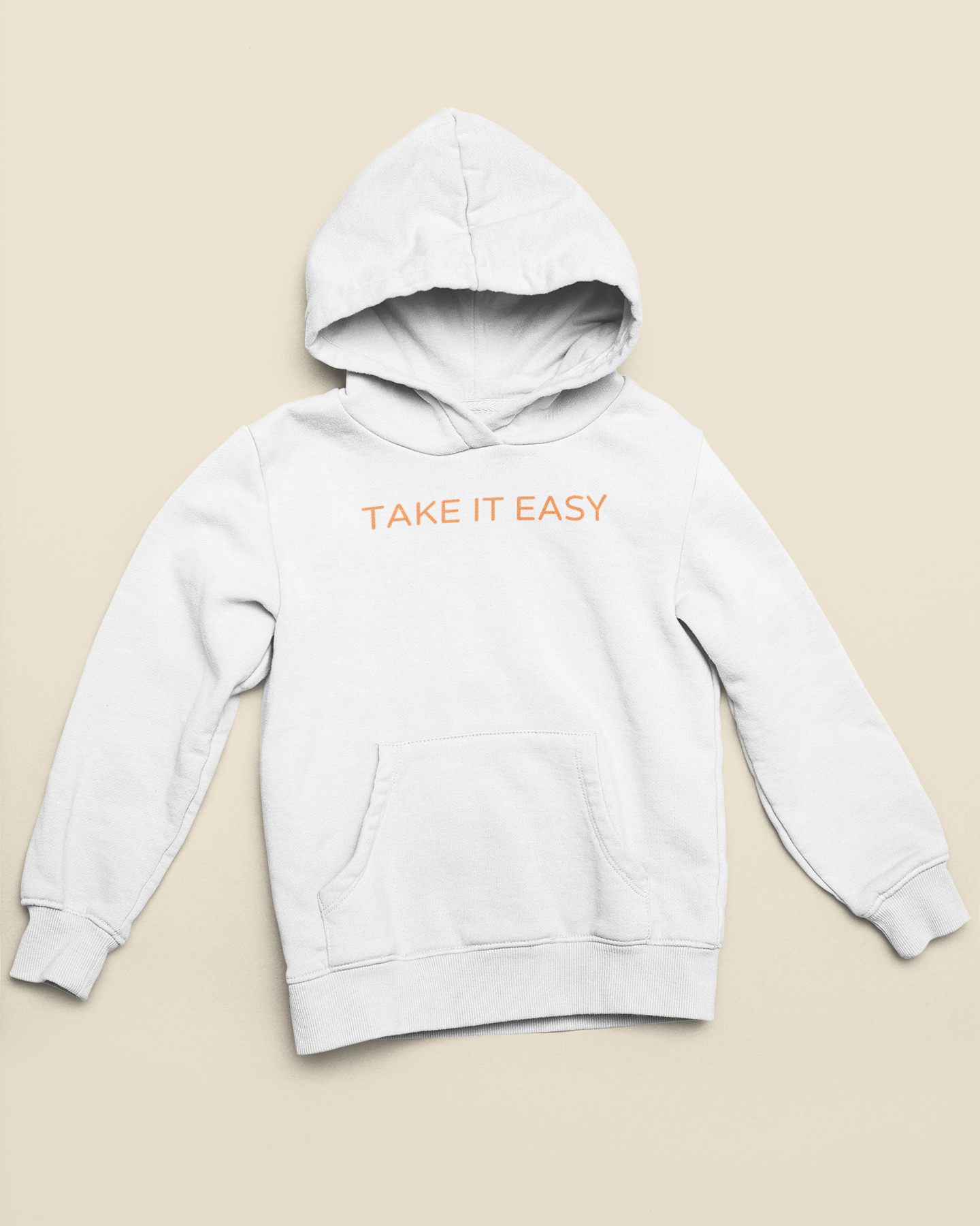 One day at a time hoodie (orange edition)