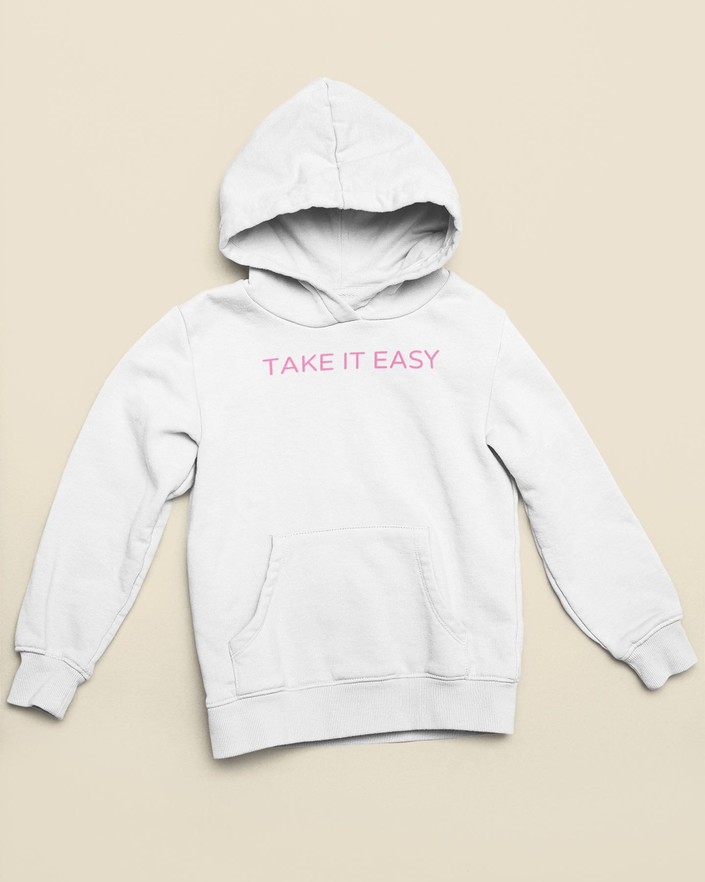 One day at a time hoodie (pink edition)